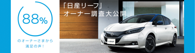 日産リーフオーナーの声を見てみる