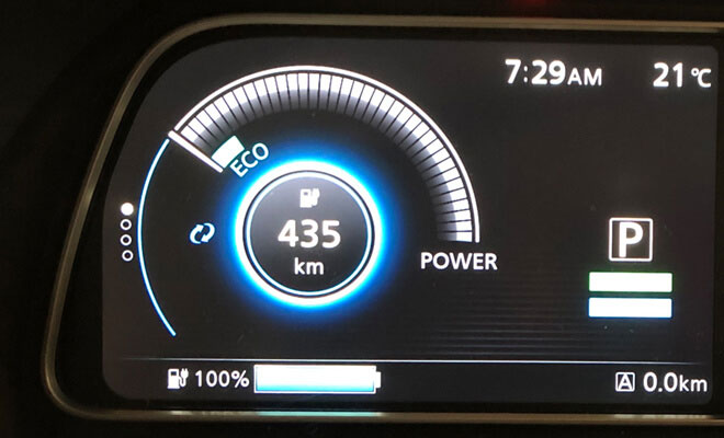 日産リーフ e+ 大阪→東京 走行記録