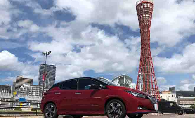 お盆のUターン時期に神戸→茅ヶ崎 約480㎞を日産リーフ e+（62kWh）走行記録